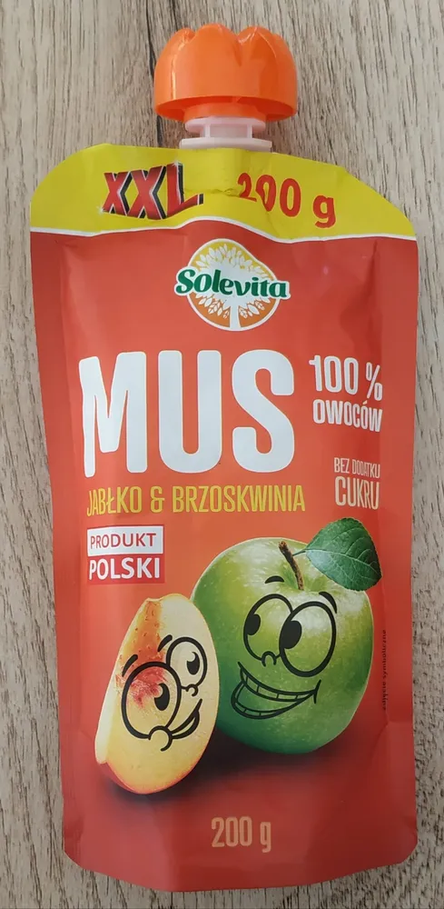 MUS JABŁKO & BRZOSKWINIA