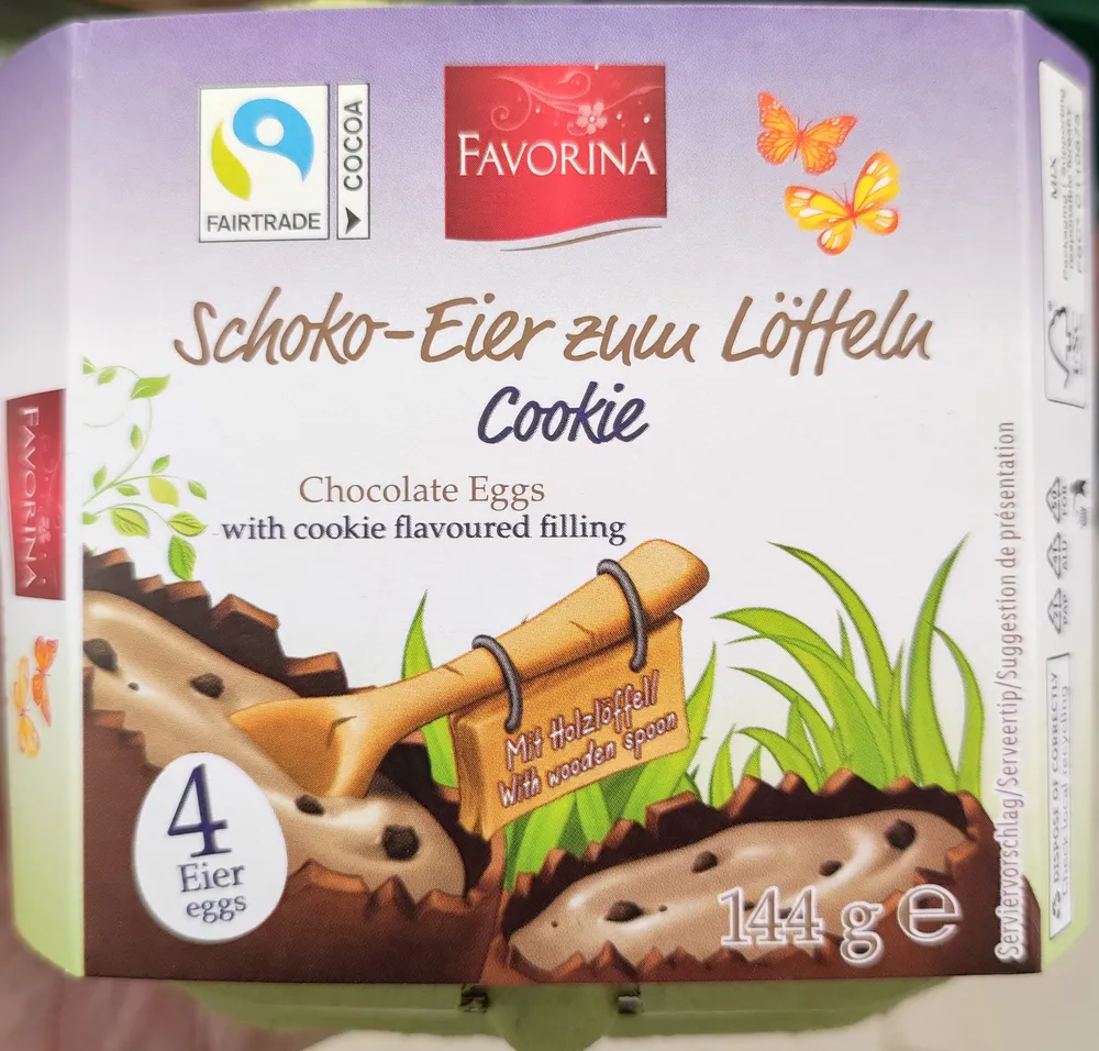 Schoko-Eier zum löffeln cookie