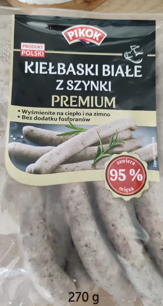 Kiełbaski białe