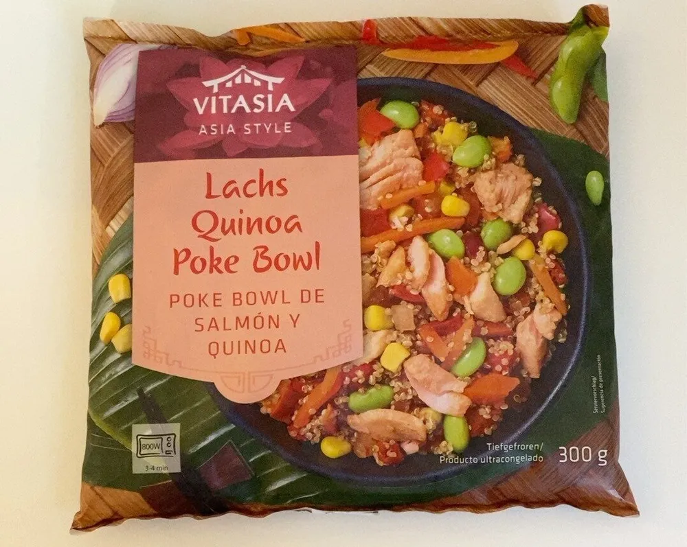 Lachs quinoa poke bowl