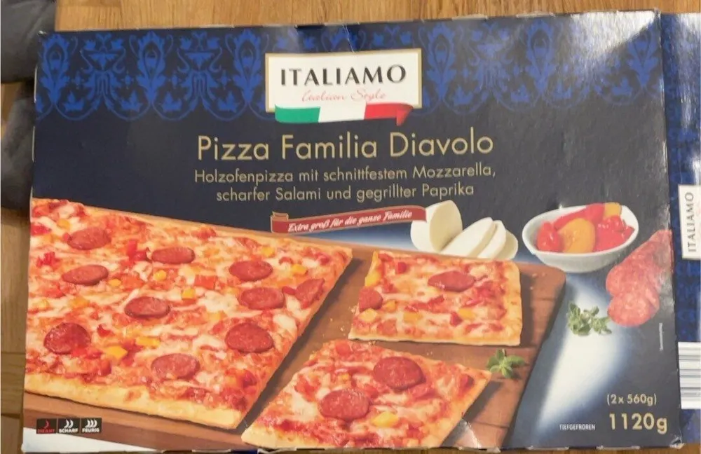 Pizza familia diavolo