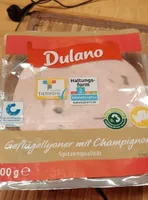 Geflügellyoner mit Champignons