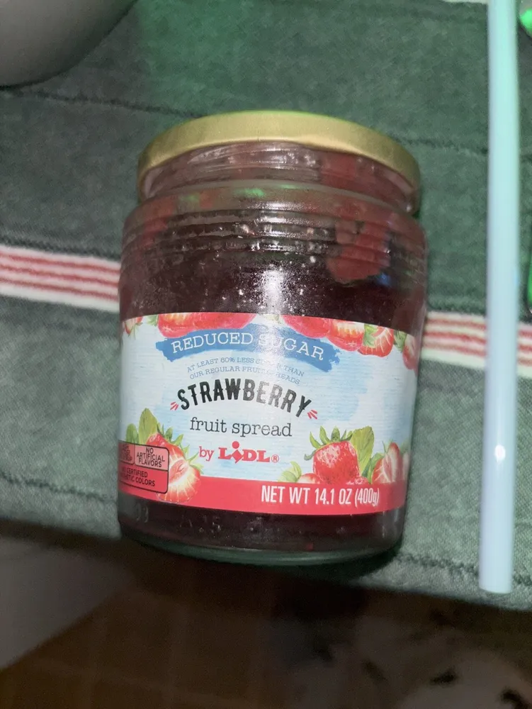 REDUCED SUGAR STRAWBERRY fruit spread