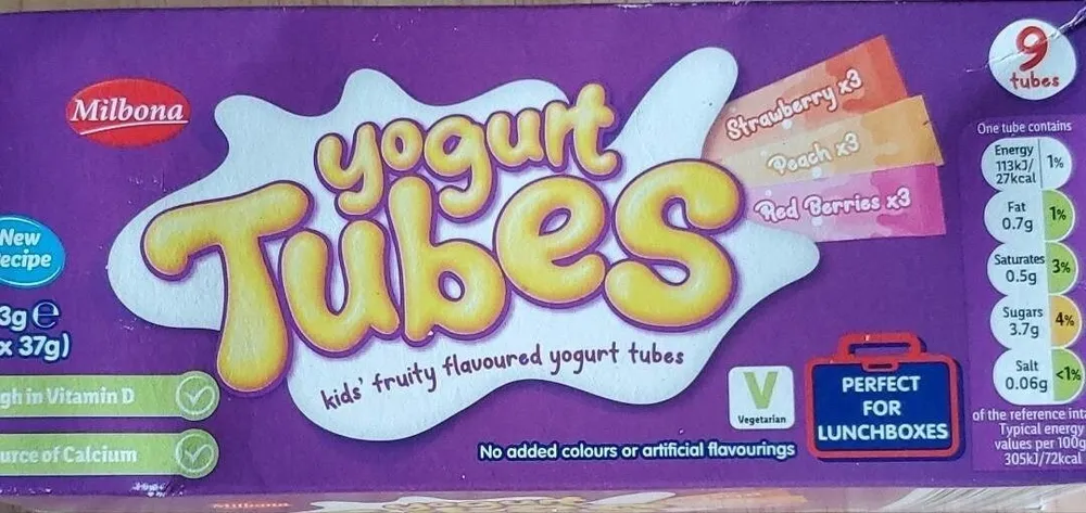 Yogurt Tubes