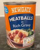 Meatballs in rich gravy