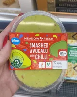 Smashed avocado with chilli