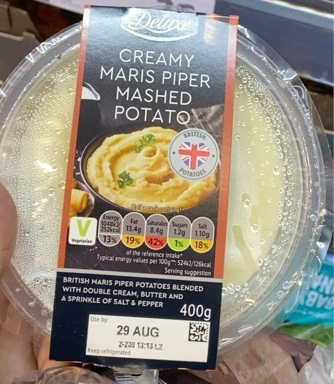 Creamy Maris Piper Mashed Potato