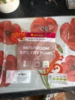 Mushroom stir fry bowl