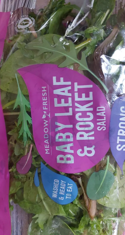 Baby leaf and rocket salad