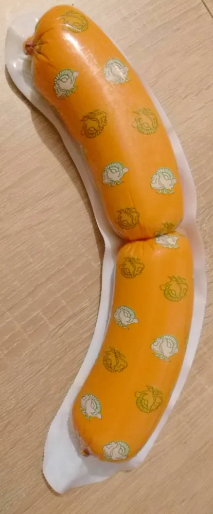 Delikatess Geflügel-Fleischwurst mit Knoblauch