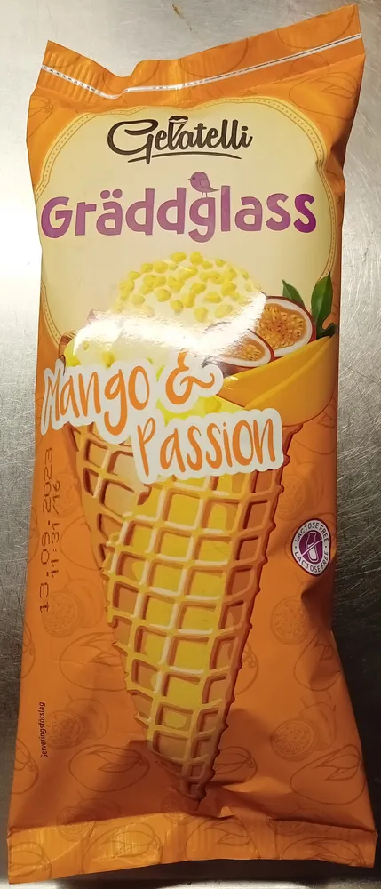 Gelatelli Gräddglass Mango & Passion