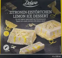 Helado de yogur con limón