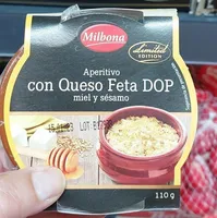 Aperitivo con queso feta de milbona