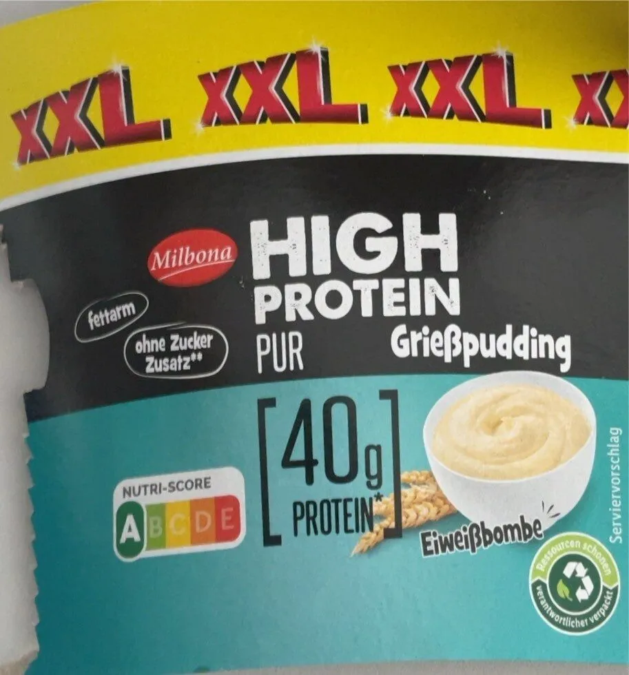 Grießpudding pur