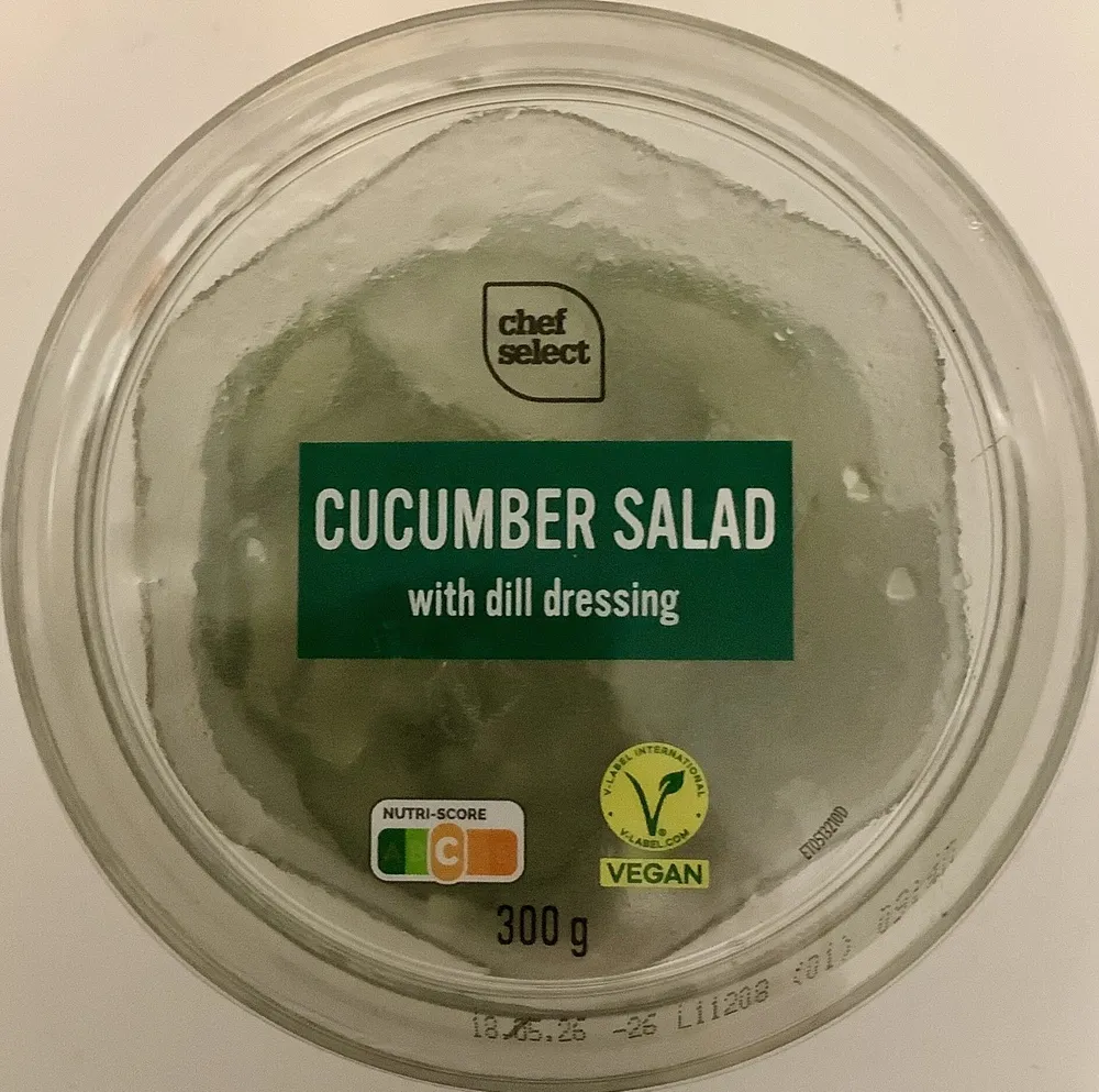 Gurkensalat mit Dill-Dressing