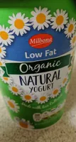 Organic natural yogurt low fat