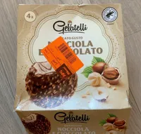 Gelati nocciola e cioccolato