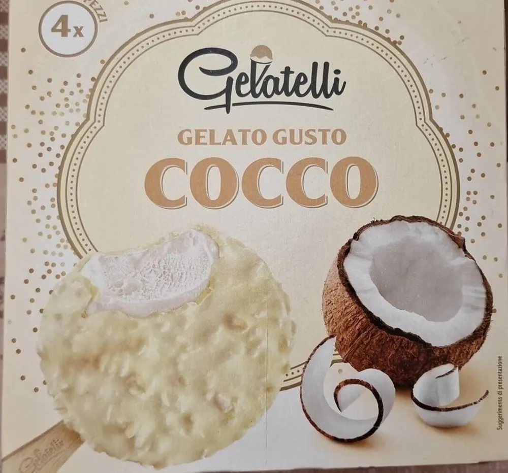 Gelatelli gelato gusto cocco