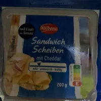 Käse - Sandwich Scheiben mit Cheddar