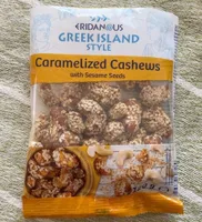 Caramelized Cashews with Sesame Seeds