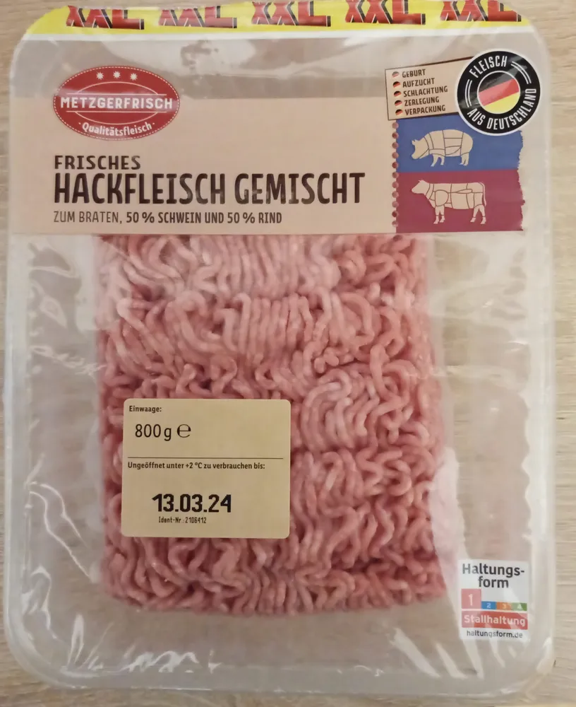 Hackfleisch gemischt