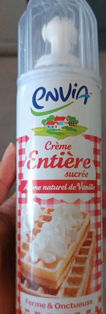 Crème entière sucrée