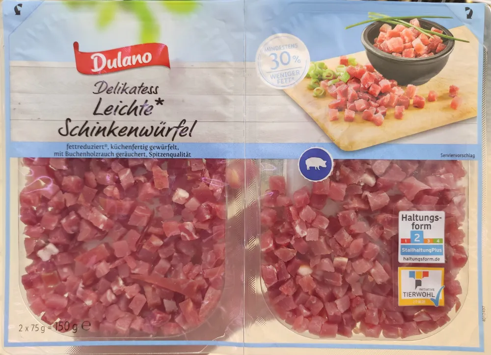 Delikatess Leichte Schinkenwürfel