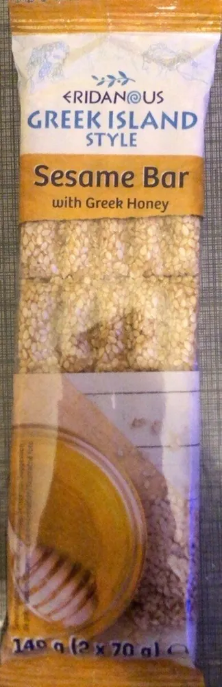 Eridanous Sesame Bar with Greek honey