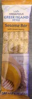 Eridanous Sesame Bar with Greek honey