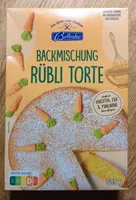 Backmischung Rübli Torte