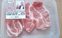 Côtes de porc échine sans os