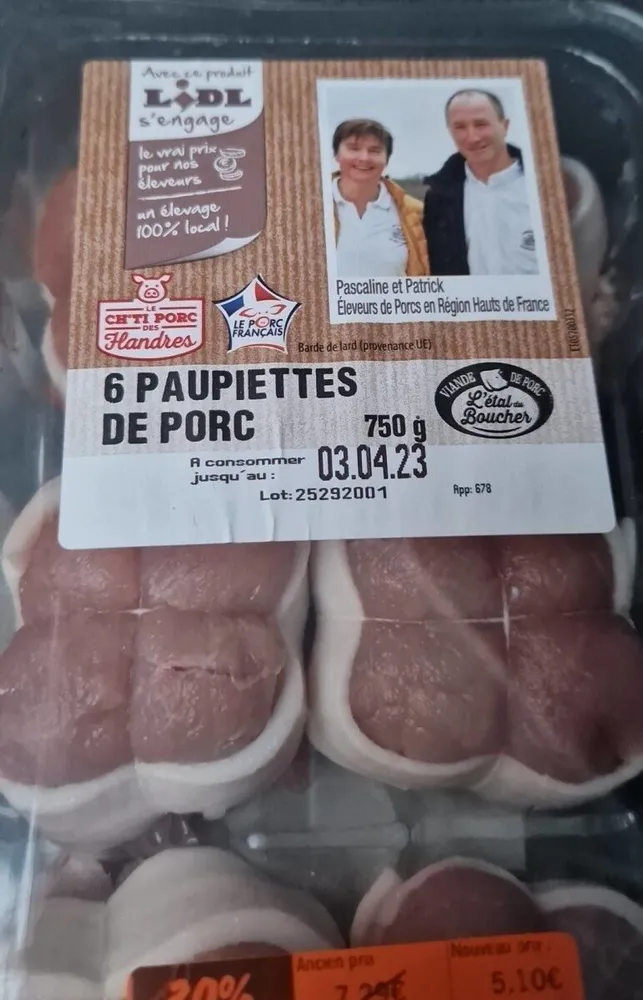 Paupiettes de porc