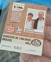 Saucisse de Toulouse Brasse