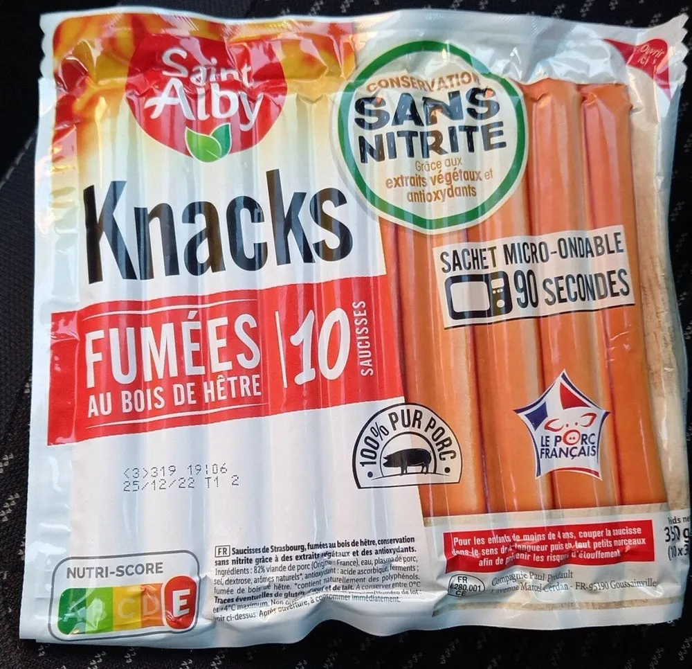 Saucisse knacks