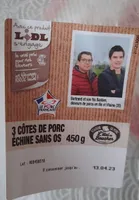 Côtés de porc