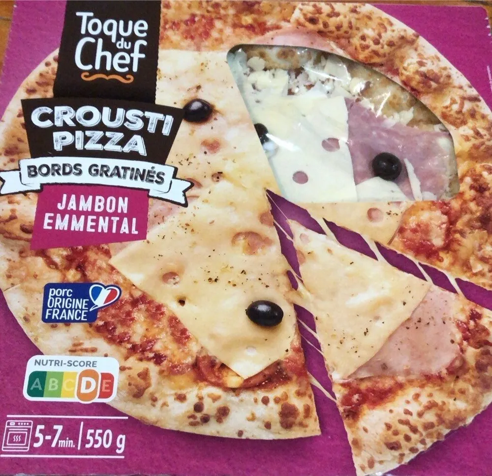 Crousti pizza jambon emmental