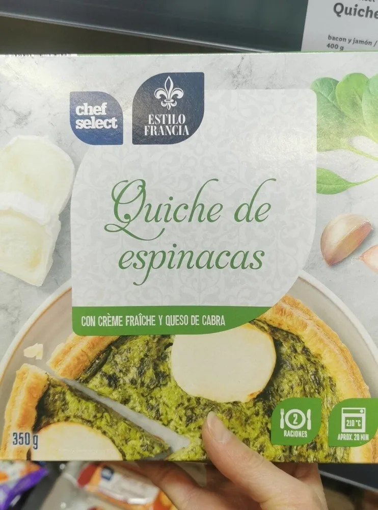 Quiche espinacas