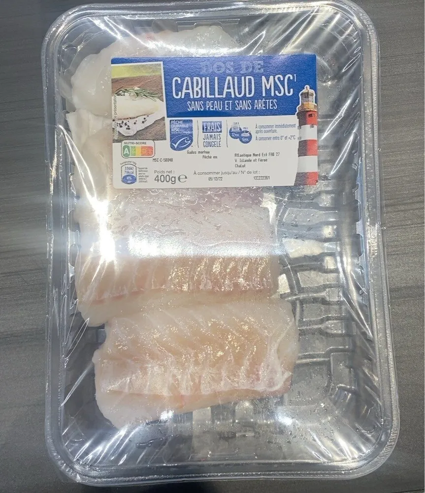 Dos de cabillaud MSC