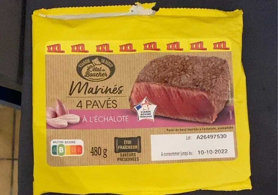 Pavés à l’échalote