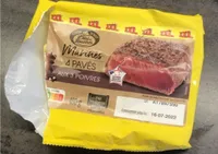 4 pavé de boeufs marines aux 3 poivres