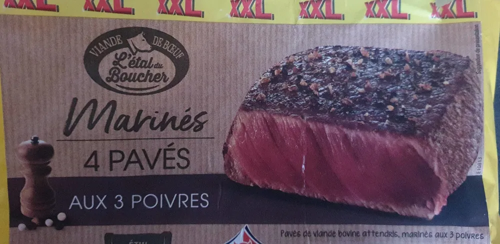Marinés 4 pavé aux 3 poivres