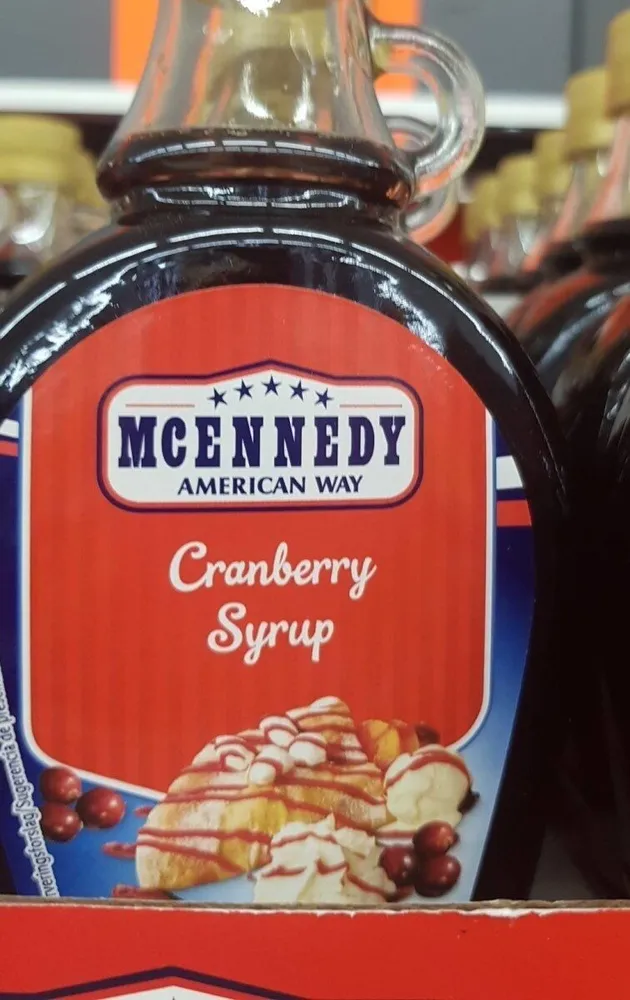 Cranberry syrup