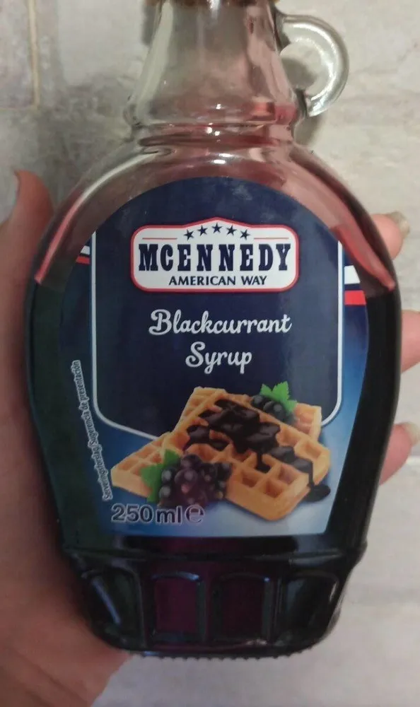 Blackcurrant syrup