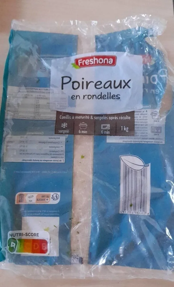 Poireaux en rondelles