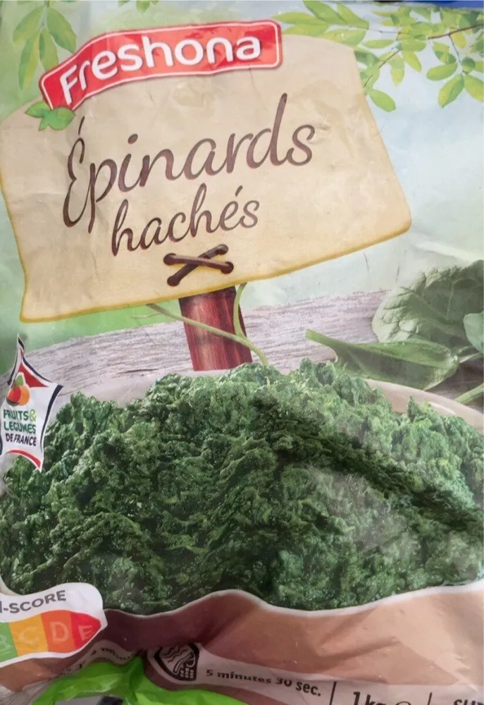 Épinards hachés