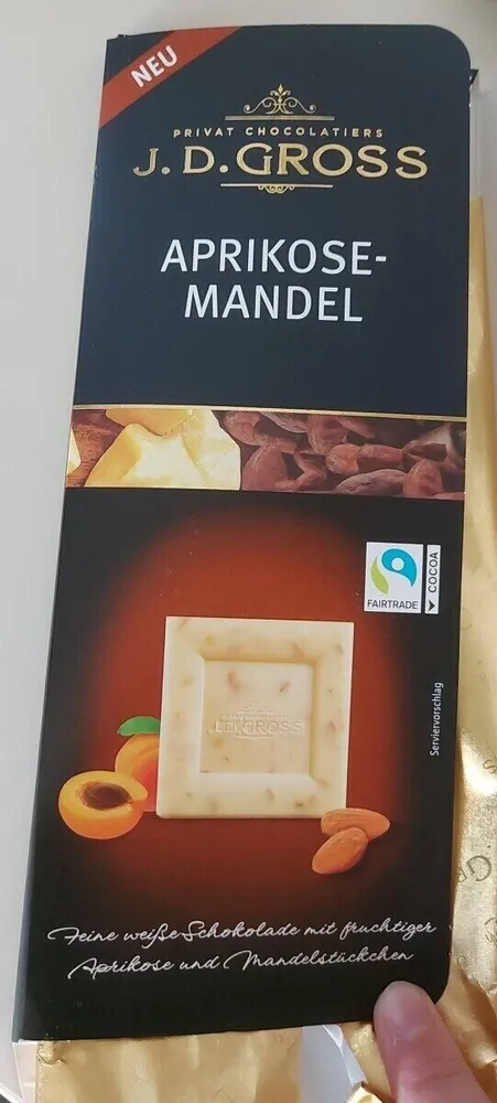 Aprikose Mandel schokolade