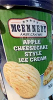 Apple cheesecake style ice cream