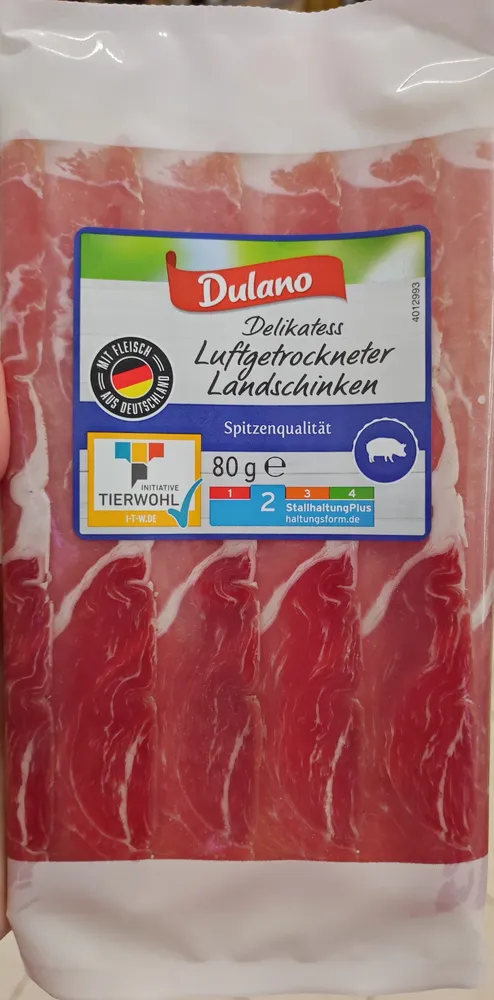 Luftgetrockneter Landschinken