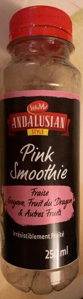 Pink Smoothie-fraise,fruit du dragon,goyave