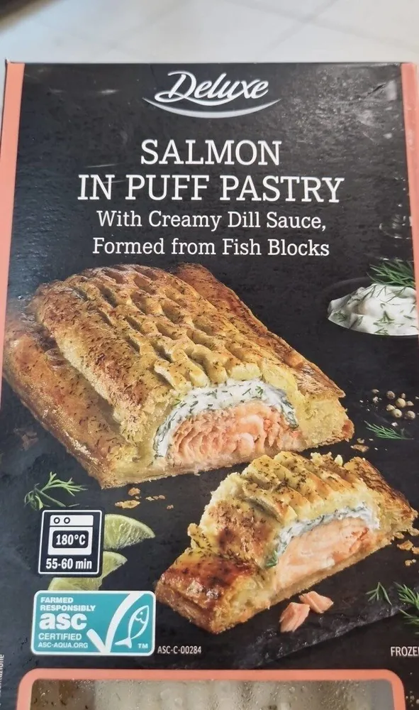 Salmon In Puff Pastry